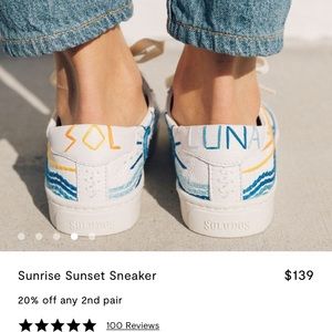 Sunrise sunset sneakers by SOLUDOS